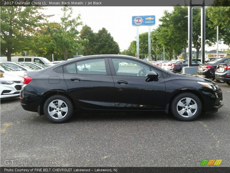 Mosaic Black Metallic / Jet Black 2017 Chevrolet Cruze LS
