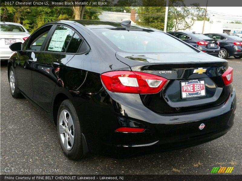 Mosaic Black Metallic / Jet Black 2017 Chevrolet Cruze LS