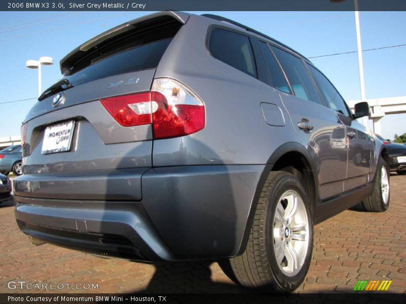 Silver Grey Metallic / Grey 2006 BMW X3 3.0i