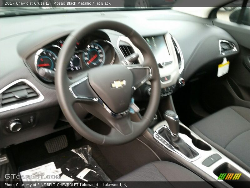 Mosaic Black Metallic / Jet Black 2017 Chevrolet Cruze LS
