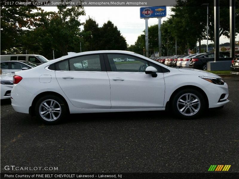 Summit White / Dark Atmosphere/Medium Atmosphere 2017 Chevrolet Cruze LT