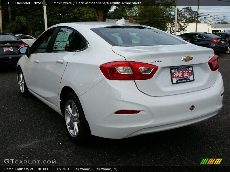 Summit White / Dark Atmosphere/Medium Atmosphere 2017 Chevrolet Cruze LT