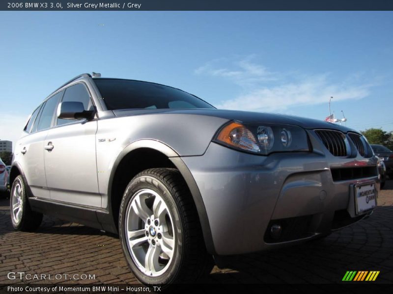 Silver Grey Metallic / Grey 2006 BMW X3 3.0i