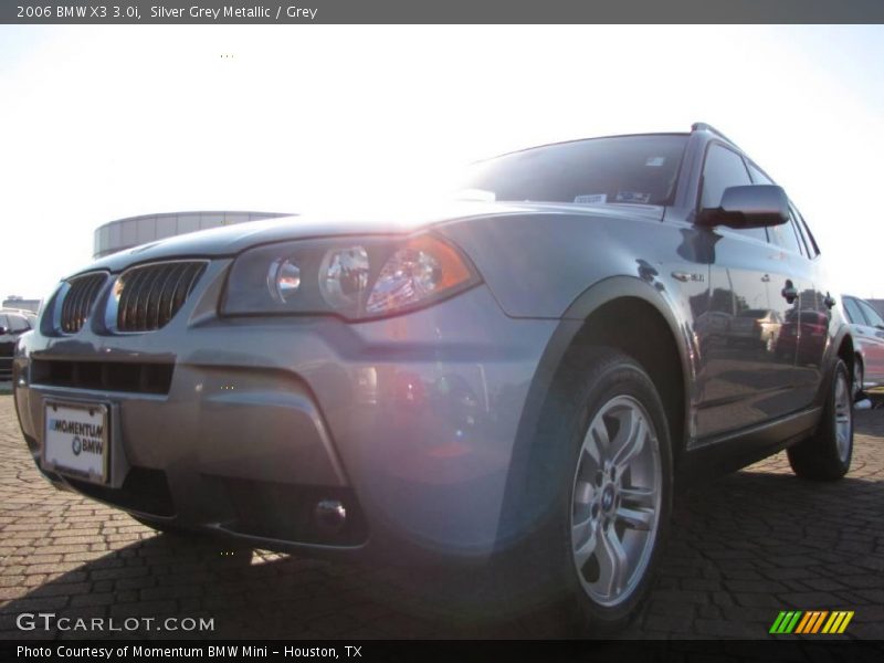 Silver Grey Metallic / Grey 2006 BMW X3 3.0i