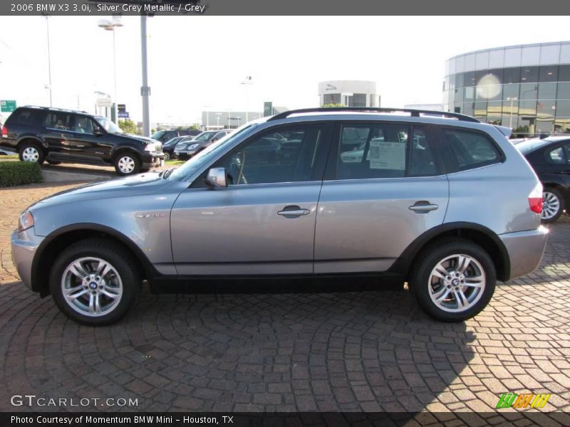 Silver Grey Metallic / Grey 2006 BMW X3 3.0i
