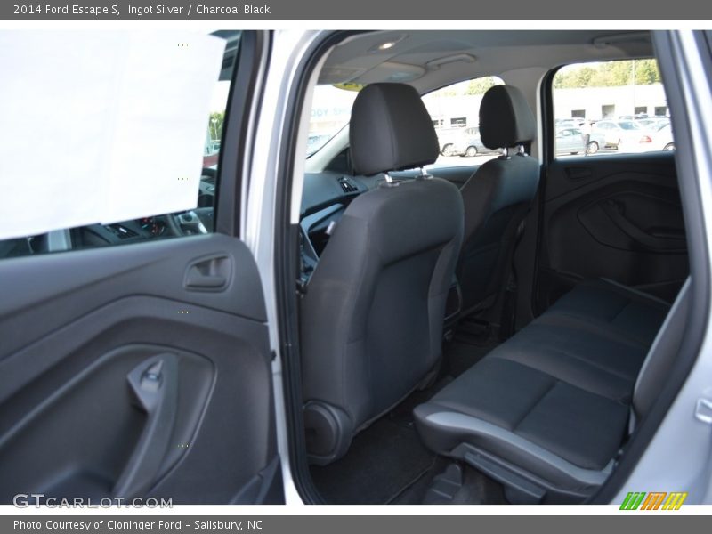 Ingot Silver / Charcoal Black 2014 Ford Escape S