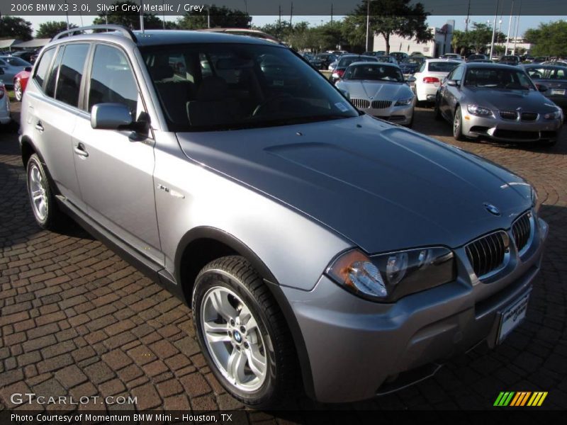 Silver Grey Metallic / Grey 2006 BMW X3 3.0i