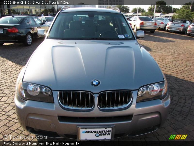 Silver Grey Metallic / Grey 2006 BMW X3 3.0i