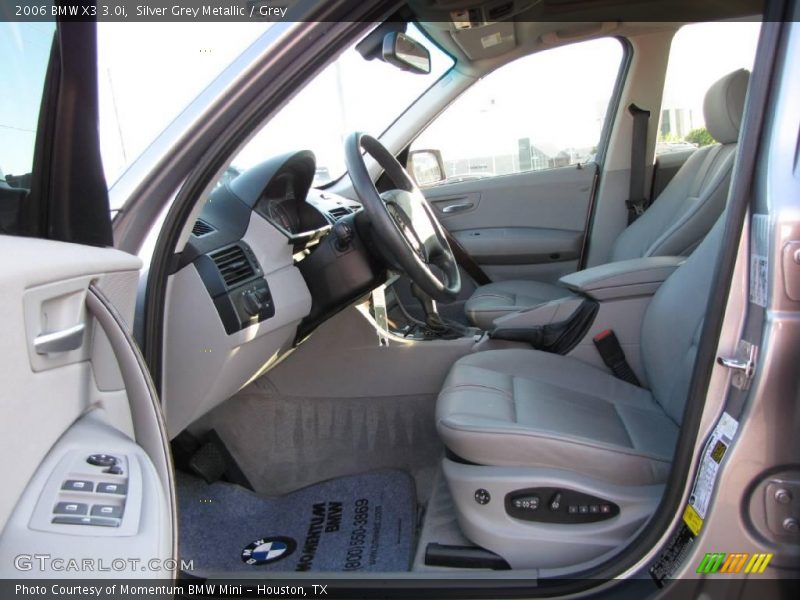 Silver Grey Metallic / Grey 2006 BMW X3 3.0i