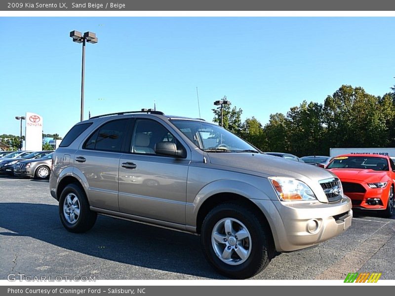 Sand Beige / Beige 2009 Kia Sorento LX