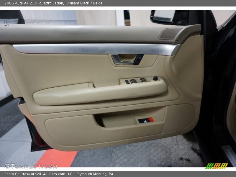 Brilliant Black / Beige 2006 Audi A4 2.0T quattro Sedan