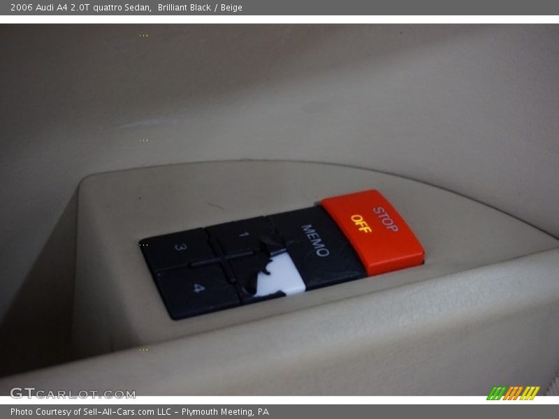 Brilliant Black / Beige 2006 Audi A4 2.0T quattro Sedan