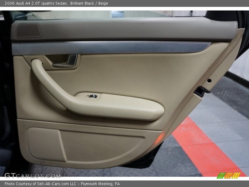 Brilliant Black / Beige 2006 Audi A4 2.0T quattro Sedan