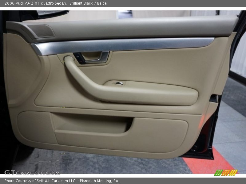 Brilliant Black / Beige 2006 Audi A4 2.0T quattro Sedan