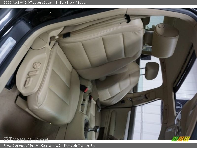 Brilliant Black / Beige 2006 Audi A4 2.0T quattro Sedan