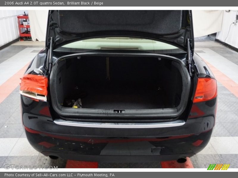 Brilliant Black / Beige 2006 Audi A4 2.0T quattro Sedan