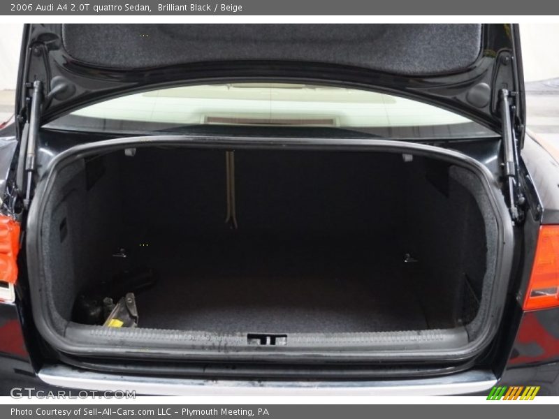 Brilliant Black / Beige 2006 Audi A4 2.0T quattro Sedan