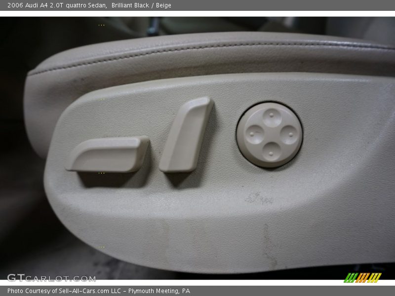 Brilliant Black / Beige 2006 Audi A4 2.0T quattro Sedan