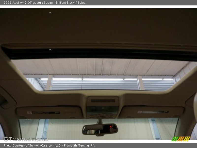 Brilliant Black / Beige 2006 Audi A4 2.0T quattro Sedan