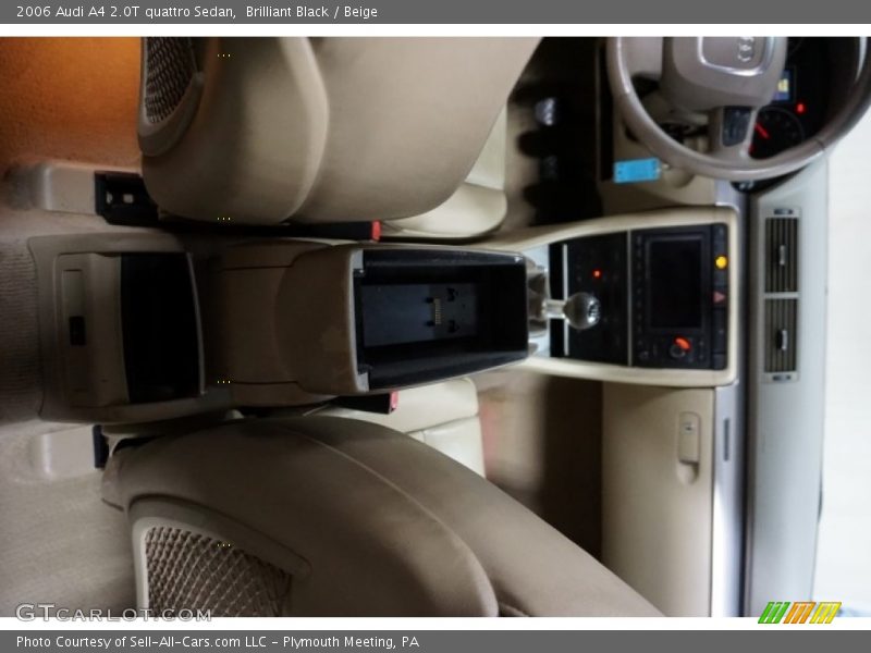 Brilliant Black / Beige 2006 Audi A4 2.0T quattro Sedan