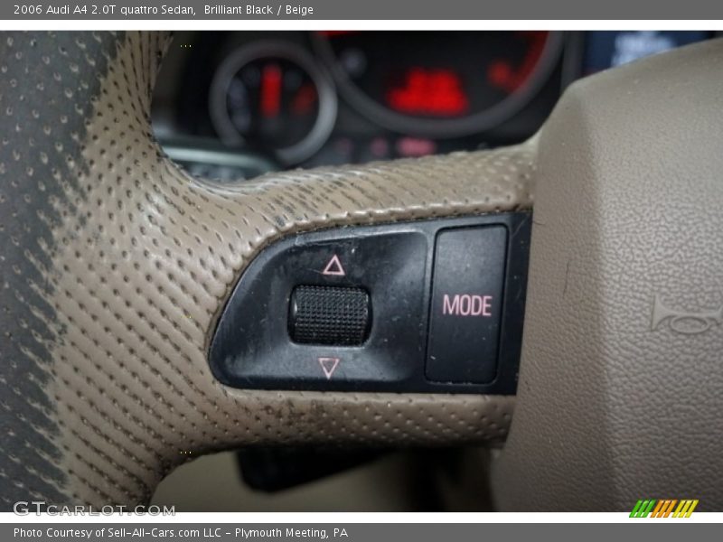 Brilliant Black / Beige 2006 Audi A4 2.0T quattro Sedan