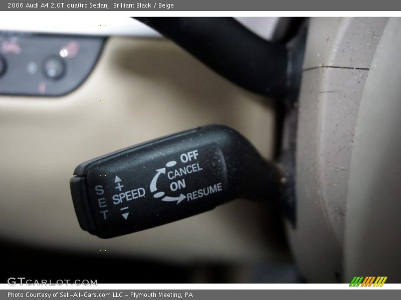 Brilliant Black / Beige 2006 Audi A4 2.0T quattro Sedan
