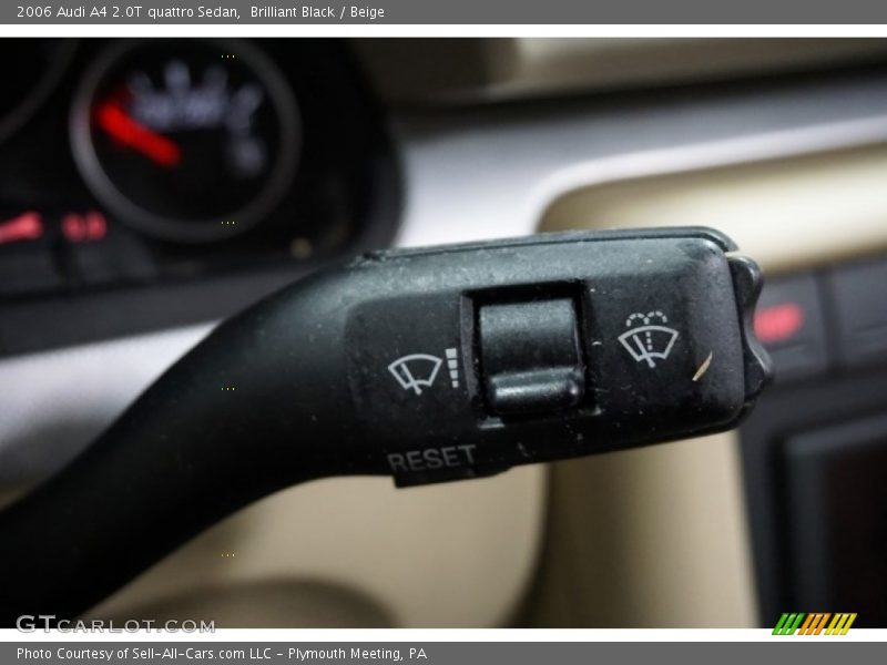 Brilliant Black / Beige 2006 Audi A4 2.0T quattro Sedan