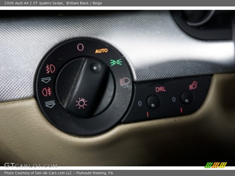 Brilliant Black / Beige 2006 Audi A4 2.0T quattro Sedan