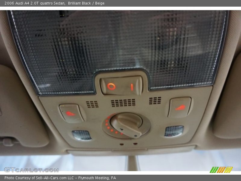 Brilliant Black / Beige 2006 Audi A4 2.0T quattro Sedan