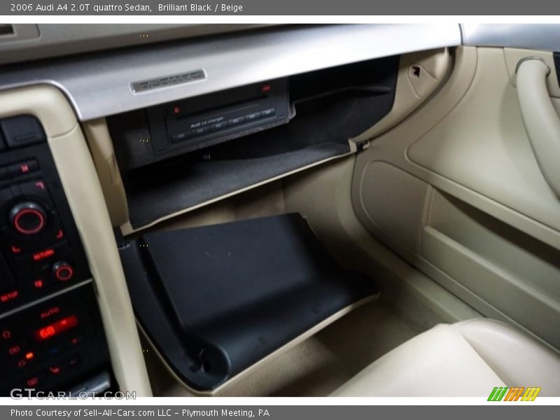 Brilliant Black / Beige 2006 Audi A4 2.0T quattro Sedan