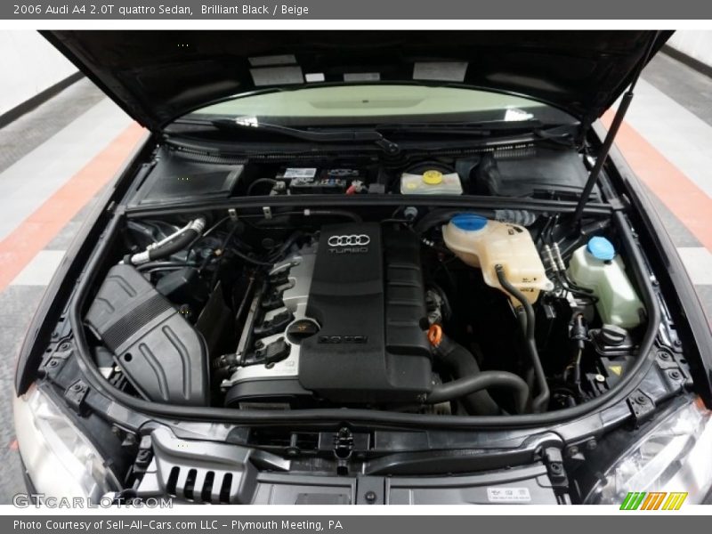 Brilliant Black / Beige 2006 Audi A4 2.0T quattro Sedan