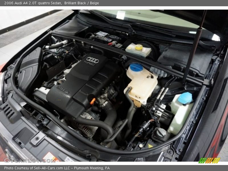 Brilliant Black / Beige 2006 Audi A4 2.0T quattro Sedan