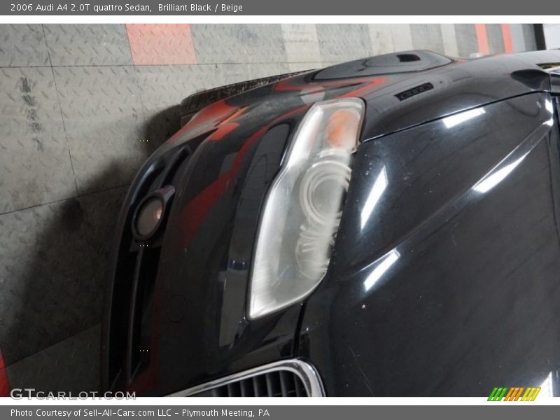 Brilliant Black / Beige 2006 Audi A4 2.0T quattro Sedan
