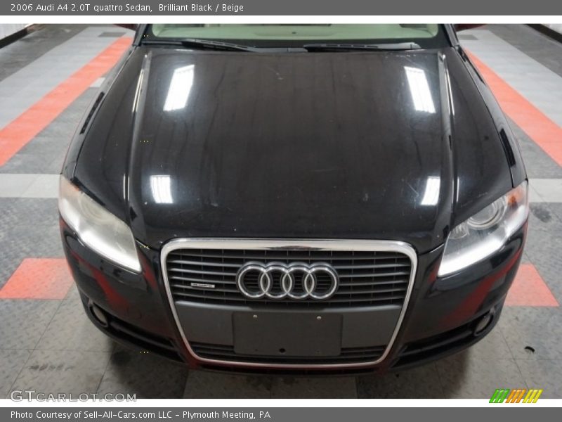 Brilliant Black / Beige 2006 Audi A4 2.0T quattro Sedan