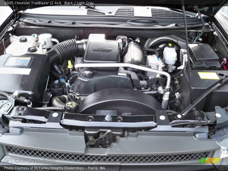 Black / Light Gray 2005 Chevrolet TrailBlazer LS 4x4
