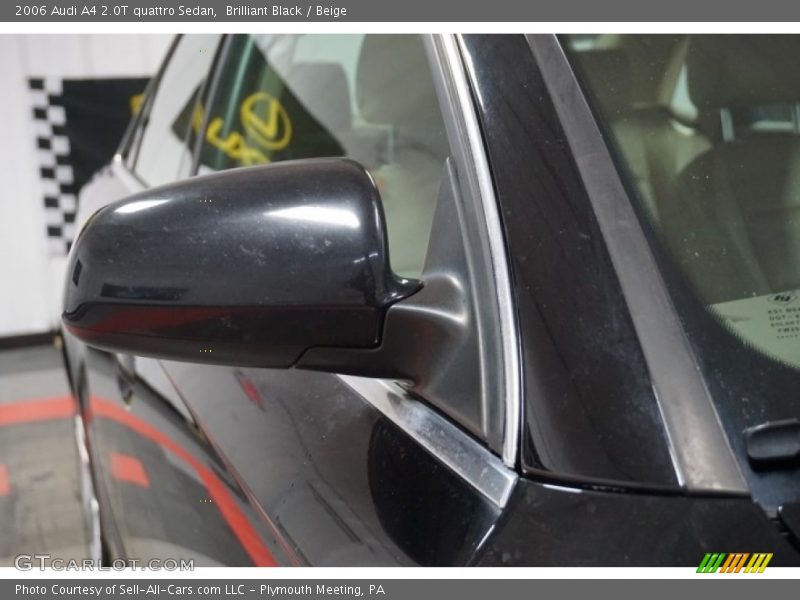 Brilliant Black / Beige 2006 Audi A4 2.0T quattro Sedan