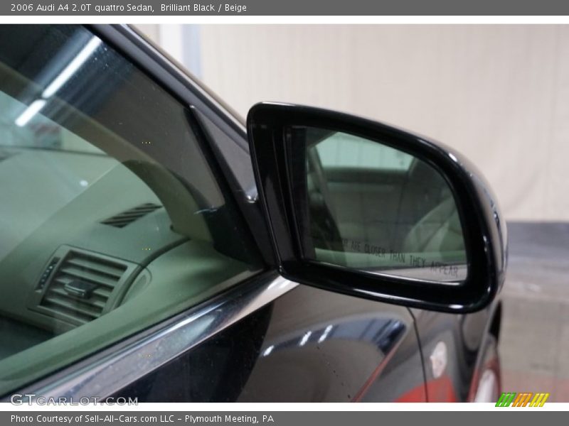 Brilliant Black / Beige 2006 Audi A4 2.0T quattro Sedan