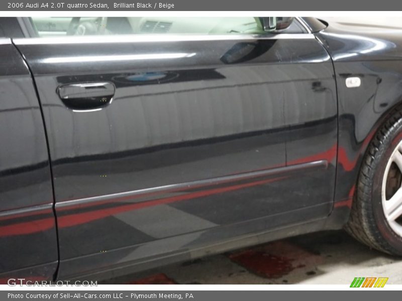 Brilliant Black / Beige 2006 Audi A4 2.0T quattro Sedan