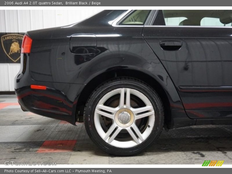 Brilliant Black / Beige 2006 Audi A4 2.0T quattro Sedan