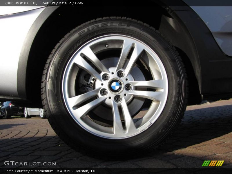 Silver Grey Metallic / Grey 2006 BMW X3 3.0i
