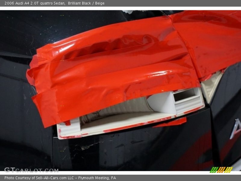 Brilliant Black / Beige 2006 Audi A4 2.0T quattro Sedan
