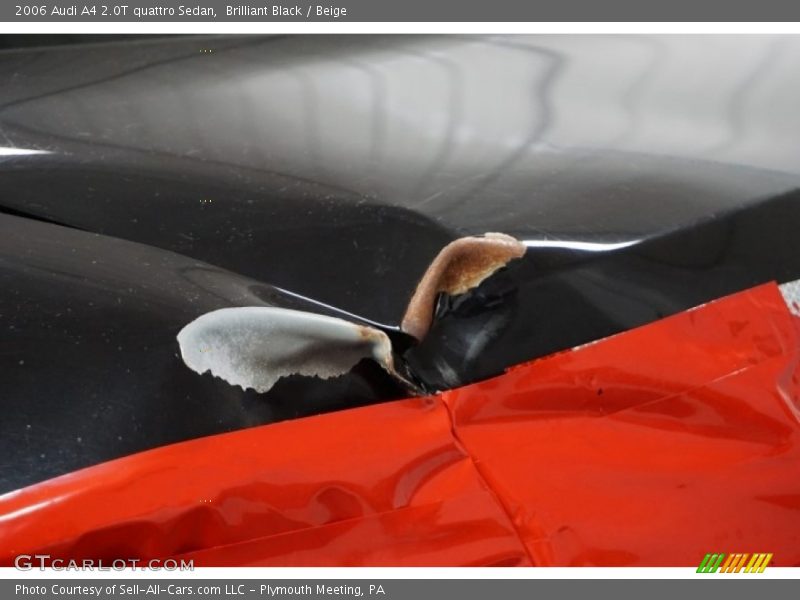 Brilliant Black / Beige 2006 Audi A4 2.0T quattro Sedan