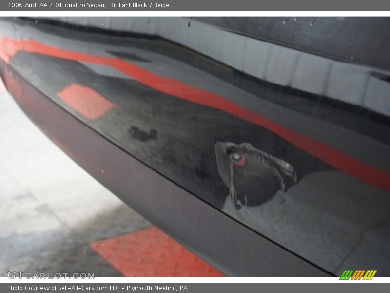 Brilliant Black / Beige 2006 Audi A4 2.0T quattro Sedan