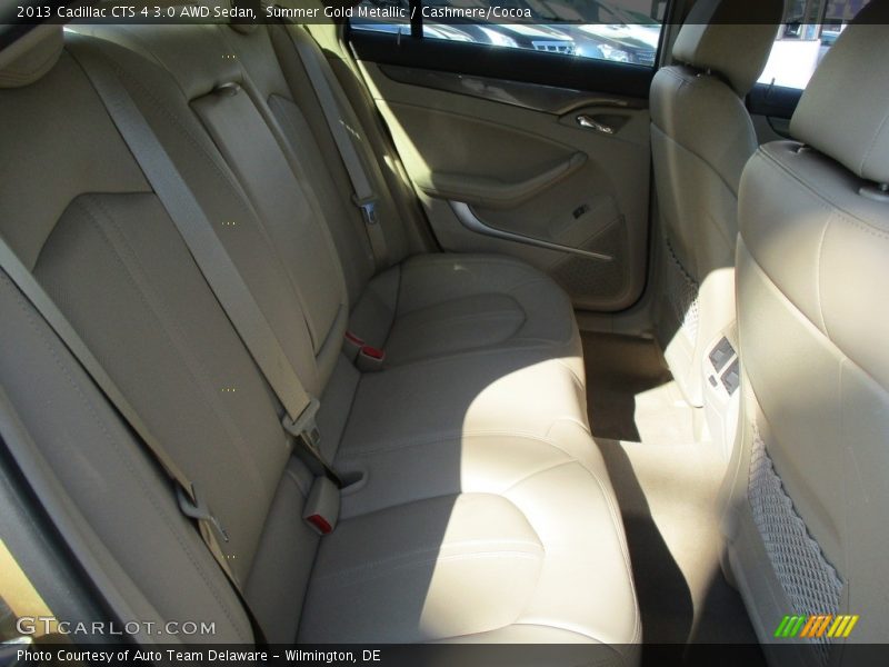 Summer Gold Metallic / Cashmere/Cocoa 2013 Cadillac CTS 4 3.0 AWD Sedan