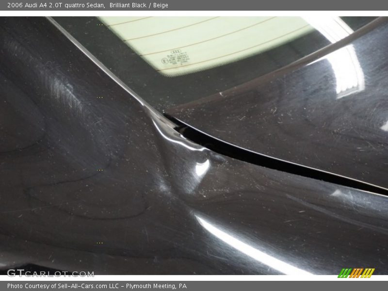 Brilliant Black / Beige 2006 Audi A4 2.0T quattro Sedan