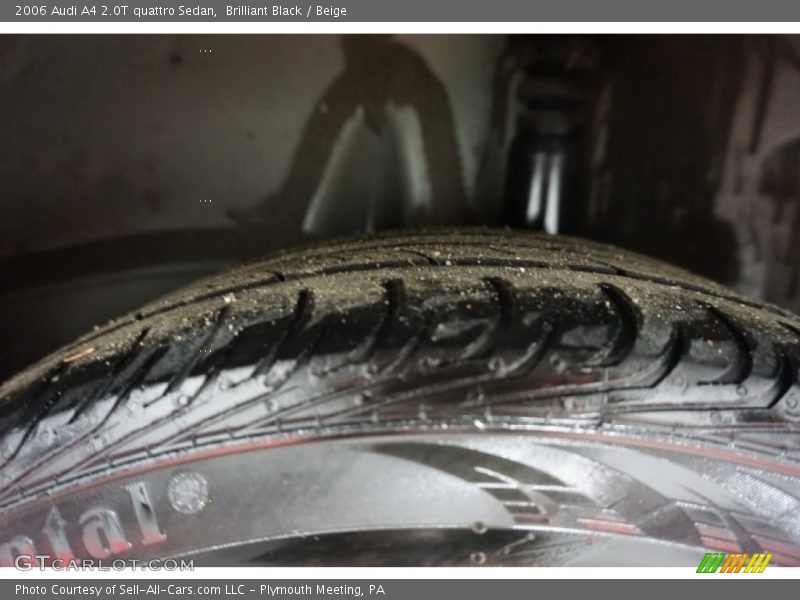 Brilliant Black / Beige 2006 Audi A4 2.0T quattro Sedan
