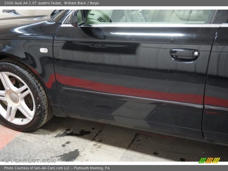 Brilliant Black / Beige 2006 Audi A4 2.0T quattro Sedan