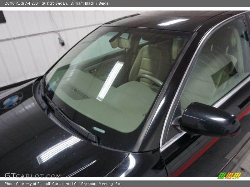 Brilliant Black / Beige 2006 Audi A4 2.0T quattro Sedan