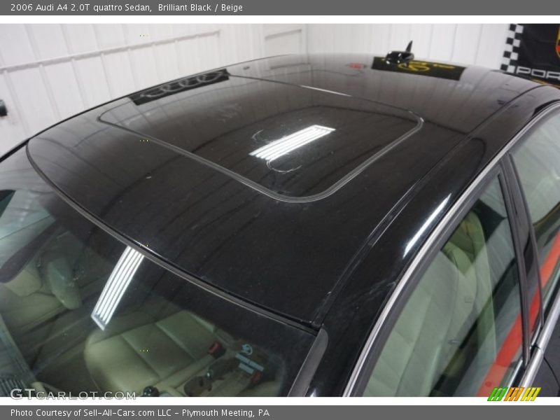 Brilliant Black / Beige 2006 Audi A4 2.0T quattro Sedan