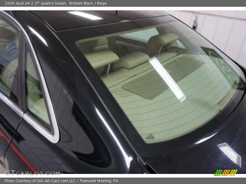 Brilliant Black / Beige 2006 Audi A4 2.0T quattro Sedan